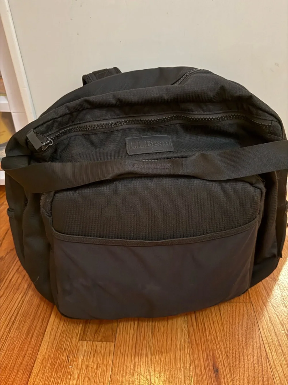 L.L. Bean Black Large Diaper Backpack - Must have!